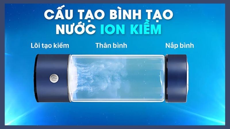 Cấu tạo bình nước tạo kiềm